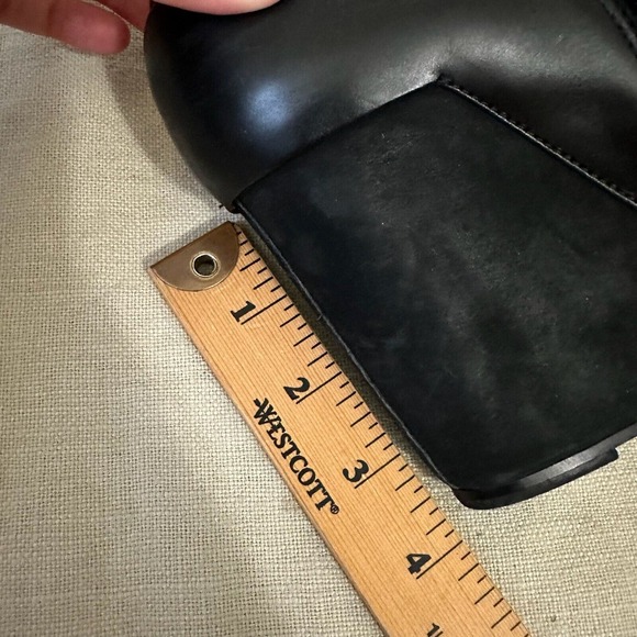 VINCE Garren Suede Leather Wedge Booties in Black - Picture 12 of 12